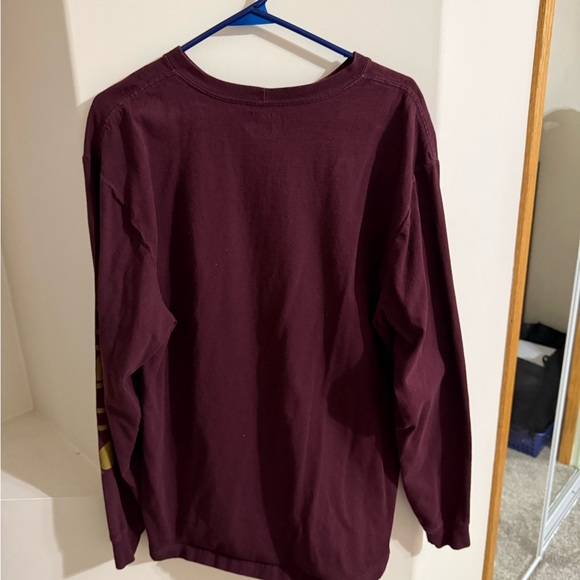 Men’s Carhartt Burgundy Loose Fit long sleeve Shirt size M - Picture 2 of 5